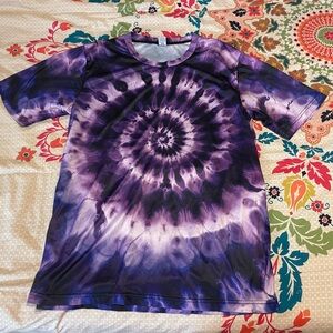 Purple Tie dye shirt